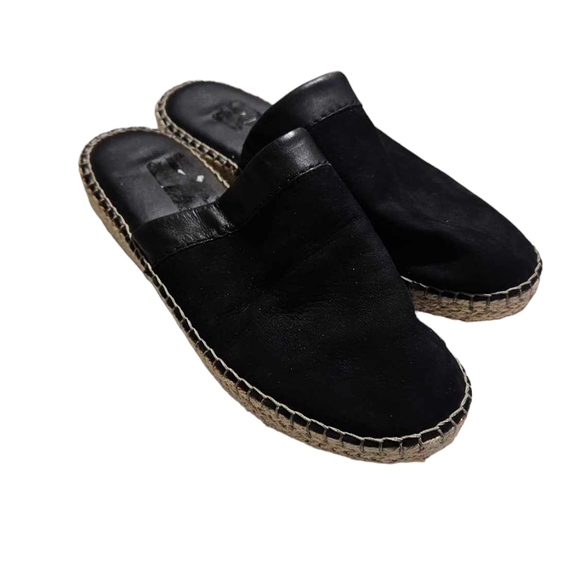 Cole Haan Cloudfeel Espadrille Suede and Leather Mule - Picture 4 of 8